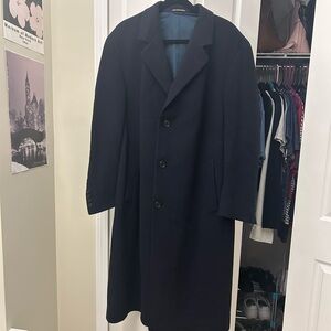 Men's Ralph Lauren Classic Navy Overcoat